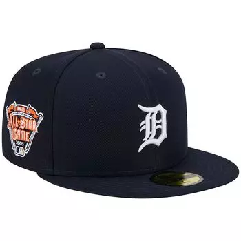 Мужская облегающая шляпа New Era Navy Detroit Tigers 2005 All Star Game Team цвета 59FIFTY