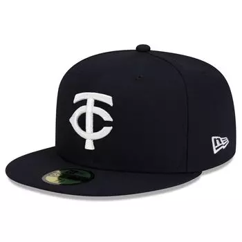 Мужская облегающая шляпа New Era Navy Minnesota Twins 2023 Authentic Collection Alternate 59FIFTY