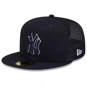 Мужская облегающая шляпа New Era Navy New York Yankees 2022 59FIFTY