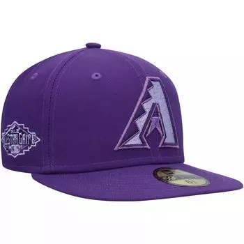 Мужская облегающая шляпа New Era Purple Arizona Diamondbacks лавандового цвета 59FIFTY