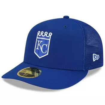 Мужская облегающая шляпа New Era Royal Kansas City Royals 2022, низкопрофильная 59FIFTY