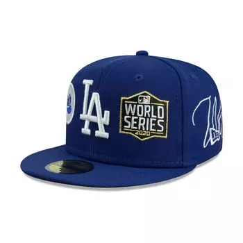 Мужская облегающая шляпа New Era Royal Los Angeles Dodgers Historic World Series Champions 59FIFTY