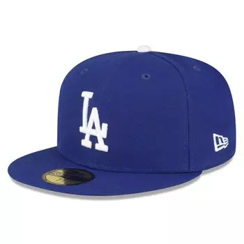 Мужская облегающая шляпа New Era Royal Los Angeles Dodgers из аутентичной коллекции 59FIFTY