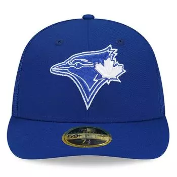 Мужская облегающая шляпа New Era Royal Toronto Blue Jays 2022, низкопрофильная 59FIFTY