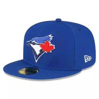 Мужская облегающая шляпа New Era Royal Toronto Blue Jays из аутентичной коллекции 59FIFTY