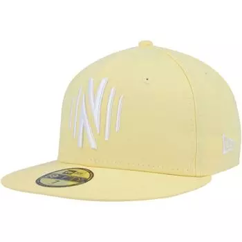 Мужская облегающая шляпа New Era Yellow Nashville SC Pastel Pack 59FIFTY