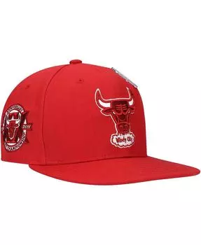 Мужская облегающая шляпа Red Chicago Bulls Hardwood Classics 20th Anniversary Cherry Bomb Mitchell & Ness
