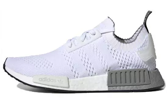Кроссовки Adidas Originals Nmd R1 Running White Grey Three
