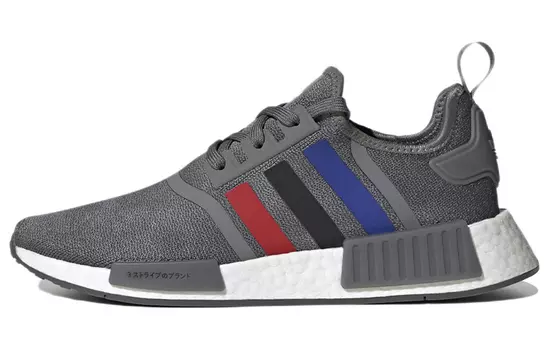 Кроссовки Adidas Originals Nmd R1 Grey Better Scarlet Core Black