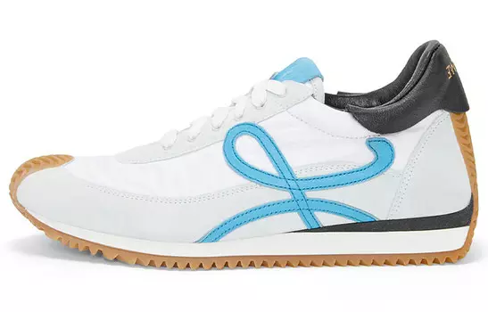 Мужская обувь Anagram Lifestyle с низким верхом, белого/синего цвета Loewe