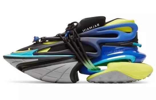 Мужская обувь BALMAIN Lifestyle, Синий с черной надписью