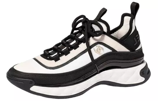 Мужские кроссовки Chanel, черный/белый