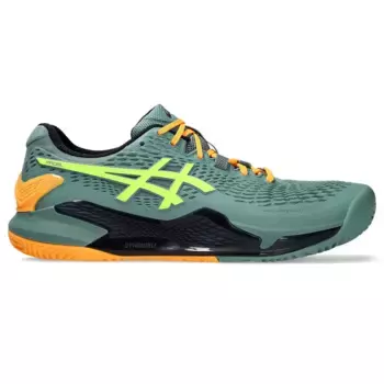 Мужская обувь для падела GEL-RESOLUTION 9 Asics, зеленый/желтый