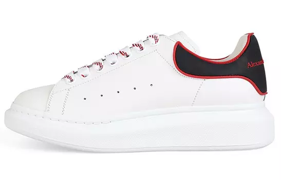 Кроссовки Alexander McQueen Oversized White Black Red Outline