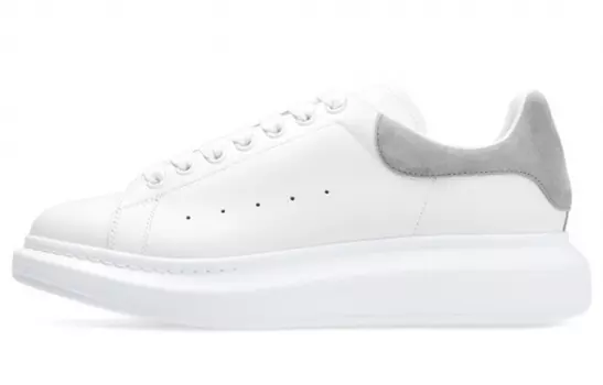 Кроссовки Alexander McQueen Oversized Sneaker 'White Grey Suede'