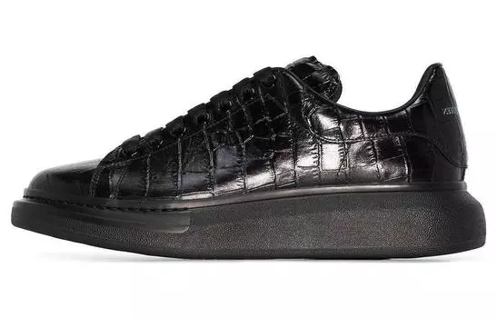 Кроссовки Alexander McQueen Oversized Black Black Croc
