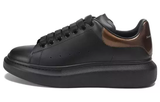 Кроссовки Alexander McQueen Skateboard Shoes Men Low-Top Black/Copper