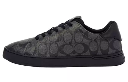 Кроссовки COACH Skateboard Shoes Men Low-Top Black