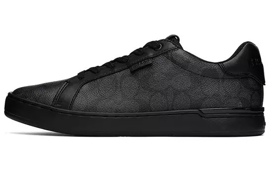 Кроссовки COACH Skateboard Shoes Men Low-Top Black