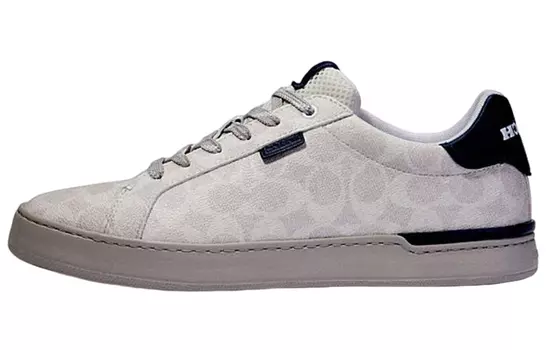 Кроссовки COACH Lowline Skateboard Shoes Men Low-Top Gray