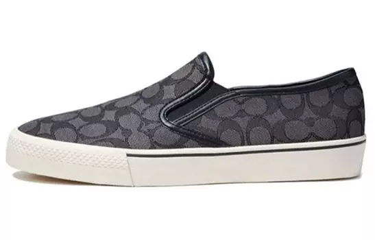 Кроссовки COACH Skateboard Shoes Men Low-Top Black