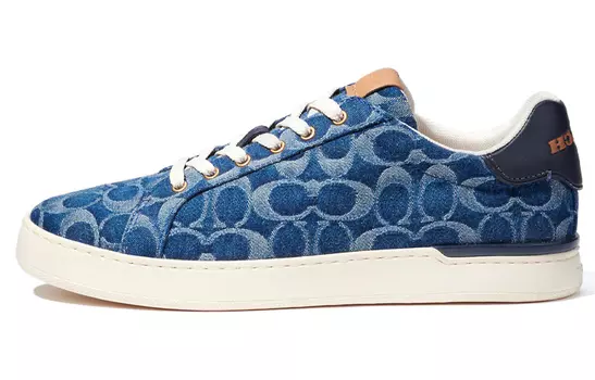 Кроссовки COACH Skateboard Shoes Men Low-Top Blue