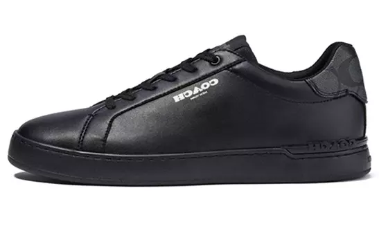Кроссовки COACH Skateboard Shoes Men Low-Top Black