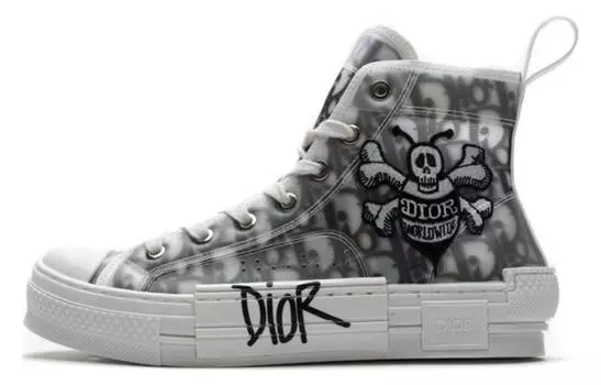 Кроссовки DIOR And Shawn B23 High Top Bee Embroidery