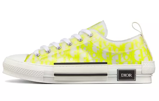 Кроссовки DIOR B23 Low White Yellow Oblique