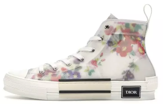 Кроссовки DIOR B23 High Top Flowers Oblique