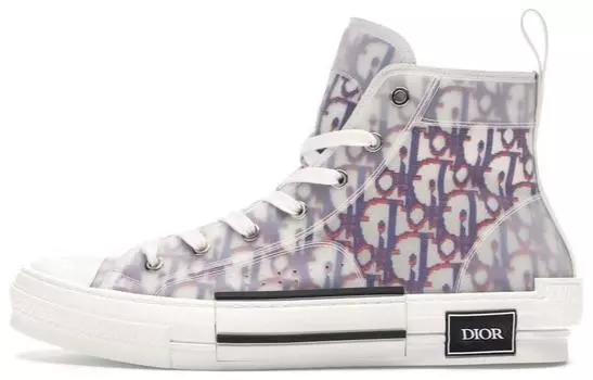 Кроссовки DIOR B23 High Top Red Blue Oblique