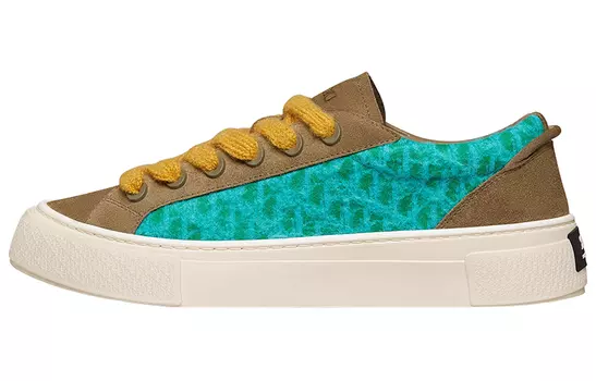 Мужская обувь для скейтбординга Dior B33, коричнево-зеленый