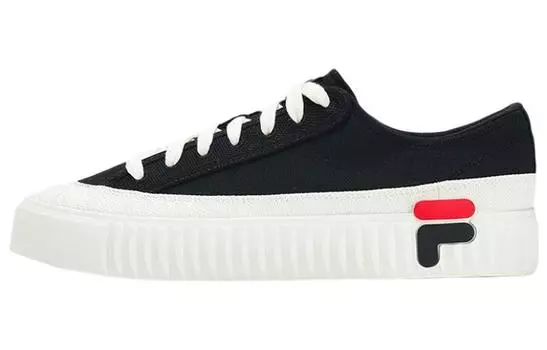 Кроссовки FILA Gear Skateboard Shoes Men Low-Top Black White