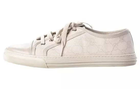 Кроссовки GUCCI Skateboard Shoes Men Low-Top White
