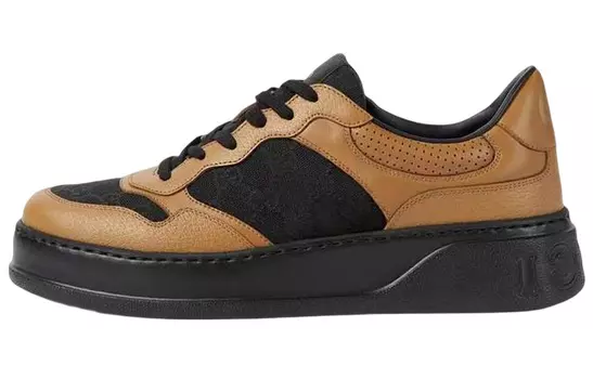 Кроссовки GUCCI Gg Embossed Camel Black