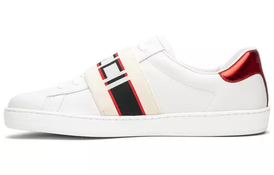 Кроссовки GUCCI Ace Stripe Ivory