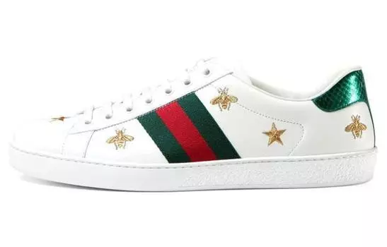 Кроссовки GUCCI Ace Embroidered 'Bees And Stars'