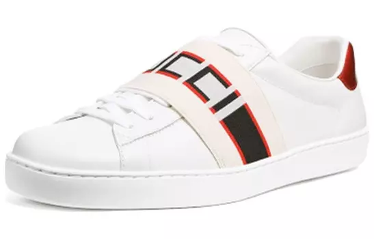 Кроссовки GUCCI Ace Leather Sneakers