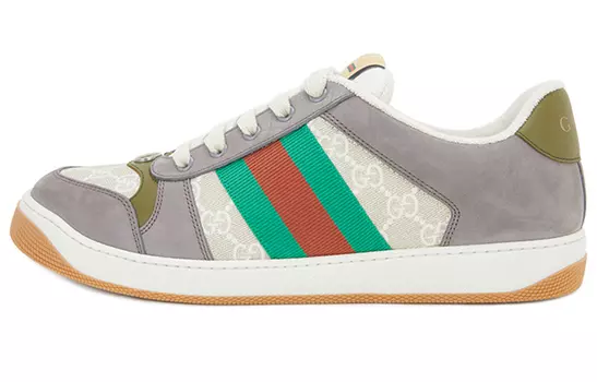 Мужская обувь для скейтбординга Gucci Screener, светло-серый