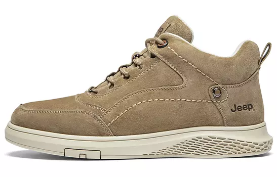 Кроссовки Jeep Skateboard Shoes Men Low-Top Khaki