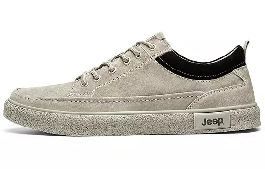 Кроссовки Jeep Skateboard Shoes Men Low-Top Sand
