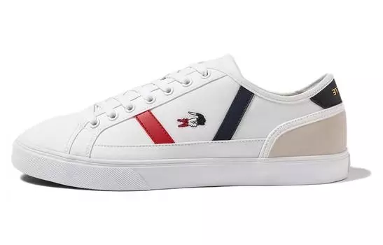 Мужская обувь для скейтбординга LACOSTE, White/Navy/Red