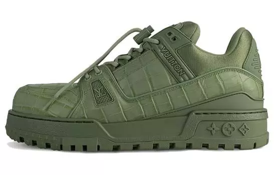 Кроссовки мужские Louis Vuitton Trainer Maxi, хаки