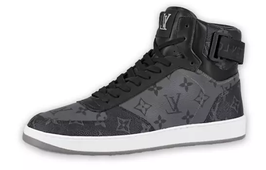 Кроссовки LOUIS VUITTON Rivoli Ankle Sneakers 'Grey Monogram'