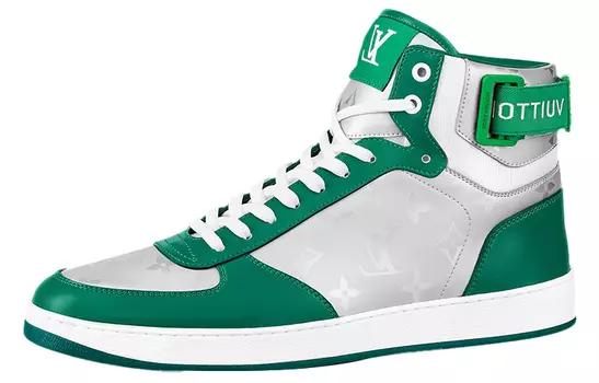 Кроссовки LOUIS VUITTON Rivoli Ankle Sneakers 'Silver Green'