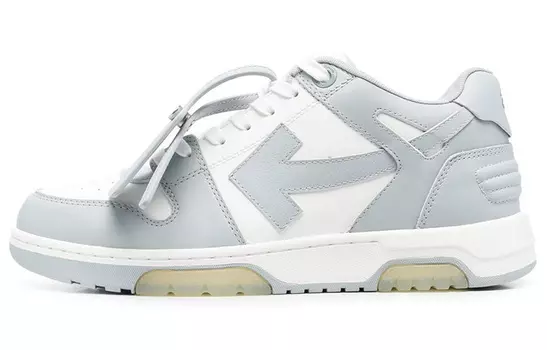 Кроссовки мужские Off-White Out Of Office низкие, серый / белый