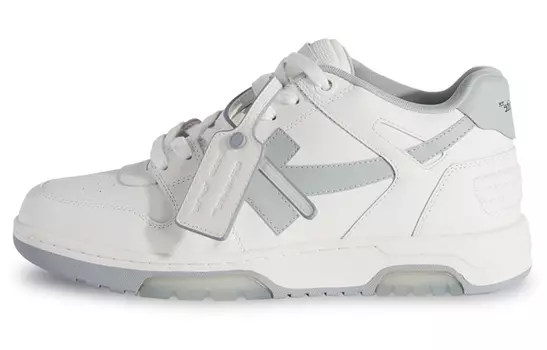 Кроссовки мужские Off-White Out Of Office низкие, белый / светло - серый