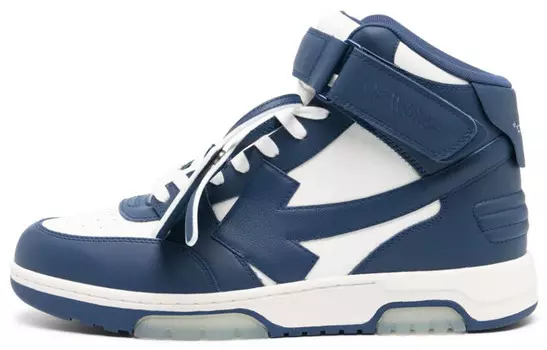 Мужская обувь для скейтбординга OFF-WHITE Out Of Office, Blue with White Lettering