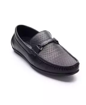 Мужская обувь для вождения с пряжкой Aston Marc, черный