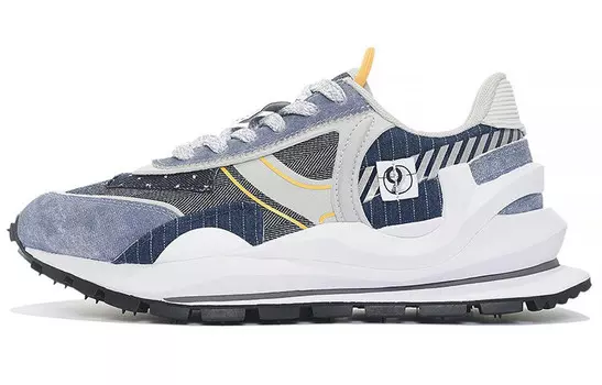 Мужская обувь Fangyuan Eternal Lifestyle с низким верхом, темно-синяя/монетно-серая Lining